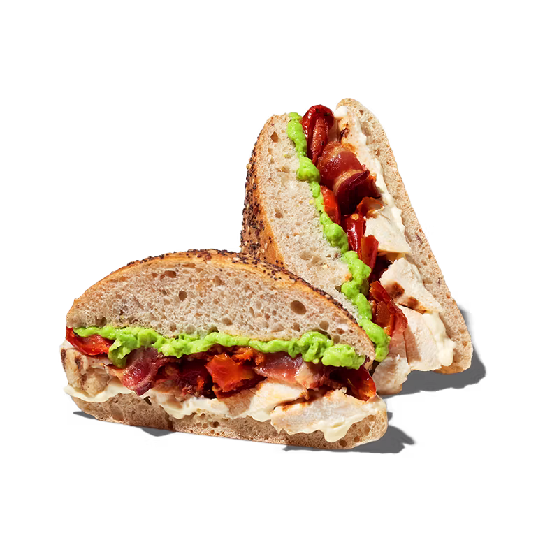 Mellow Mushroom California Club sandwich
